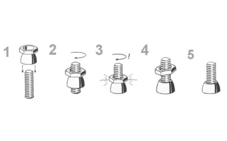 Plomba antykradzieżowa nakrętka anty wandal + kotwa mechaniczna 12x75+M10